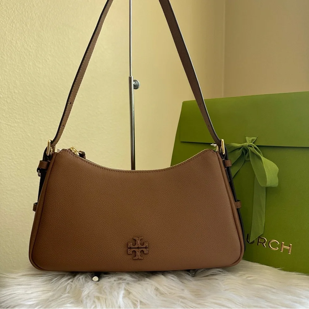 Tory Burch SMALL LEATHER SHOULDER BAG - Picture 2 of 14